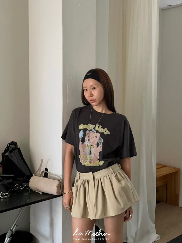 鉚釘口袋澎裙